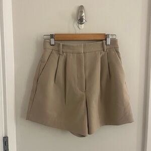 Abercrombie & Fitch High Waist Tan Shorts